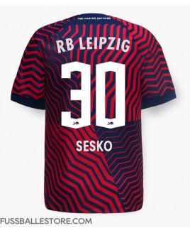 Günstige RB Leipzig Benjamin Sesko #30 Auswärtstrikot 2023-24 Kurzarm